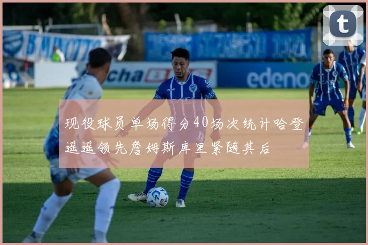 现役球员单场得分40场次统计哈登遥遥领先詹姆斯库里紧随其后